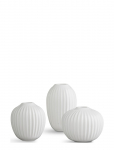 K&auml;hler - Hammersh&oslash;i Vase Miniature Hvid 3 Stk. - Small Vases - ONE SIZE