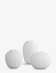 K&auml;hler - Hammersh&oslash;i Vase Miniature Hvid 3 Stk. - Small Vases - ONE SIZE