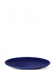 Lyngby Porcel&aelig;n - Rhombe Color Ovalt Serveringsfad 35X26.5 M&oslash;rk Bl&aring; - Praetaldrikud - 35X26.5CM