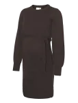 Mamalicious - Mlnewanne L/S Abk Knit Dress A. Noos - P&otilde;lveni ja midi - M