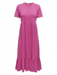 ONLY - Onlmay Life S/S Peplum Calf Dress Jrs - P&otilde;lveni ja midi - XS