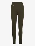 Aim&acute;n - Khaki Ribbed Seamless Tights - Seamless Tights - S