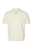 Selected - Slhteller Ss Knit Polo Noos - L&uuml;hikeste varrukatega kootud polos&auml;rgid - XL