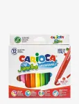 Carioca - Carioca Jumbofiberpennor - V&auml;rvilised pliiatsid - ONE SIZE