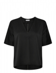 Ahlvar Gallery - Yoli V-Neck Silk Blouse - L&uuml;hikeste varrukatega - XS