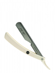 Parker - Parker Ptw - White Abs Handle Push Type Barber/Straight Razor - Pardlid - ONE SIZE