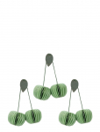 Broste Copenhagen - Cherry Ornaments - J&otilde;ulukuulid ja kuuseehted - L:3CM