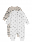 Pippi - Nightsuit -Zipper (2-Pack) - Pidžaama kombinesoonid - 68