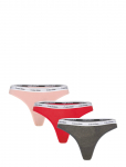 Calvin Klein - Thong 3Pk - Stringid - L
