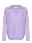 Davida Cashmere - Curved Open Collar - Džemprid - L