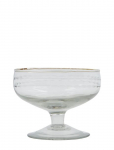 House Doctor - Dessert Bowl, Hdvintage, Clear - Hommikus&ouml;&ouml;gikausid - H8CM