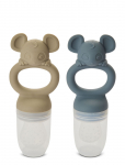 Nuuroo - Lauge Silicone Fruit Pacifier 2-Pack - Lutid - 14.5X4X5.5CM