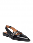 Bianco - Biavictoria Single Buckle Slingback Leather - Madalad slingback-kingad - 37