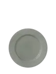 Lyngby Porcel&aelig;n - Rhombe Earth Lunch Plate &Oslash;21 Cm Moss - Praetaldrikud - &Oslash; 21 CM