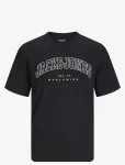 Jack & Jones - Jjecaleb Varsity Tee Ss O-Neck Noos Mni - L&uuml;hikeste varrukatega - 104