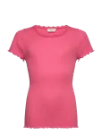 Rosemunde Kids - Rkbalta Ss Regular Lace T-Shirt - L&uuml;hikeste varrukatega - 140