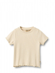 Wheat - Rib T-Shirt S/S Irene - L&uuml;hikeste varrukatega - 110