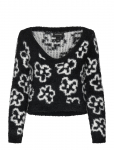 Monki - Fluffy Knitted Boat Neck Sweater - Džemprid - S