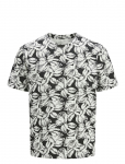 Jack & Jones - Jorsplit Aop Tee Ss Crew Neck Ln - L&uuml;hikeste varrukatega - M
