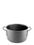 Eva Trio - Grey Line Gryde 3,8 L 20 Cm Keramisk Slip-Let&reg; Bel&aelig;gning - Kastrulid - 3.8L&Oslash;20CM