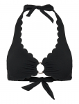 Hunkem&ouml;ller - Scallop Halter Croptop - Tugikaartega bikiinitopid - XS