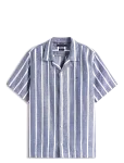 Tommy Hilfiger - Linen Blend Striped Ss Rf Shirt - L&uuml;hikeste varrukatega s&auml;rgid - S