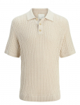 Jack & Jones - Jprccjoel Knit Polo Ss Sn - L&uuml;hikeste varrukatega kootud polos&auml;rgid - XXL