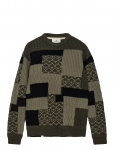 Anerkjendt - Aksune Patchwork Knit - &Uuml;mara kaelusega - L