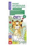 MierEdu - Pocket Watercolouring Book - Animal Friends - V&auml;rvimis- ja meisterdamisraamatud - ONE SIZE