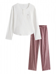 Tommy Hilfiger - Gift Ls Tee Flnl Set W.slippers - Pidžaamad (komplektid) - S