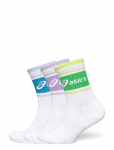Asics - 3 Pack Asics Logo Crew Sock - Spordisokid - L