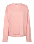 Monki - Long-Sleeved Cotton T-Shirt - Pikkade varrukatega - M