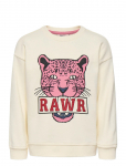 Kids Only - Kmgleopaula Life L/S Loose Pullo Bru Swt - Dressipluusid - 98