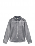 Mads N&oslash;rgaard - Metallic Denim Calva Shirt - Teksas&auml;rgid - 38