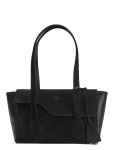 ATP Atelier - Eira Black Suede/Vacchetta - Rihmaga kotid - ONE SIZE