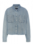 NOISY MAY - Nmalva L/S Denim Sh Shcket Az452Lb Noos - Pikkade varrukatega - M
