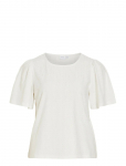 Vila - Vibelli O-Neck S/S Top - Noos - L&uuml;hikeste varrukatega - S