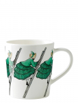 Design House Stockholm - Aunt Green Mug With Handle - Kohvitassid - 40 CL