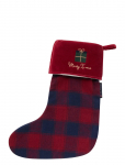 Lexington Home - Organic Cotton Checked Stocking - J&otilde;ulutarvikud - ONE SIZE
