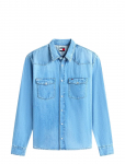 Tommy Jeans - Tjm Regular Western Shirt Bj8018 - Teksas&auml;rgid - XXL