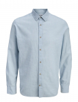 Jack & Jones - Jjesummer Linen Blend Shirt L/S Sn - Vabaaja s&auml;rgid - XXL