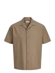 Jack & Jones - Jjesummer Linen Blend Resort Shirt Ss Sn - Vabaaja s&auml;rgid - XL