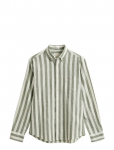 GANT - Reg Cotton Linen Stripe Shirt - Vabaaja s&auml;rgid - XXXL