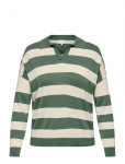 ONLY Carmakoma - Carmeddie Life Ls Stripe Collar Pull Knt - Džemprid - 46-48