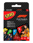 Mattel Games - Games Uno F1 Card Game With Themed Deck & Special Rule For Kids, Adults, Family Nights & Travel - Kaardim&auml;ngud - ONE SIZE