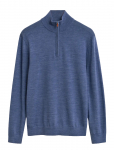 GANT - Extrafine Merino Wool Half Zip - Poolpika lukuga džemprid - XXXXL