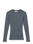 Mads N&oslash;rgaard - 2X2 Cotton Stripe Tuba Tee Ls - Pikkade varrukatega - XS