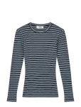 Mads N&oslash;rgaard - 2X2 Cotton Stripe Tuba Tee Ls - Pikkade varrukatega - XS
