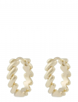 SN&Ouml; Of Sweden - Row Twist Ring Ear Plain G - Onesize - R&otilde;ngad - ONE SIZE