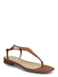 Lauren Ralph Lauren - Everley Ii Crosshatch Leather Sandal - Madalad sandaalid - 42